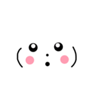 顔文字のモジコとモジオ（個別スタンプ：7）
