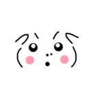 顔文字のモジコとモジオ（個別スタンプ：8）