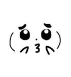 顔文字のモジコとモジオ（個別スタンプ：9）
