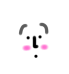 顔文字のモジコとモジオ（個別スタンプ：15）