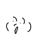 顔文字のモジコとモジオ（個別スタンプ：20）