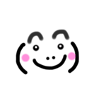 顔文字のモジコとモジオ（個別スタンプ：27）
