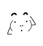 顔文字のモジコとモジオ（個別スタンプ：31）