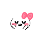 顔文字のモジコとモジオ（個別スタンプ：33）