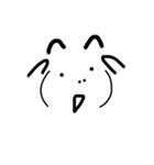 顔文字のモジコとモジオ（個別スタンプ：36）