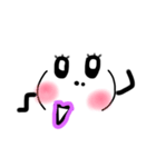 顔文字のモジコとモジオ（個別スタンプ：37）