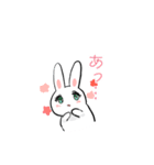 うさぎ顔芸スタンプ（個別スタンプ：10）