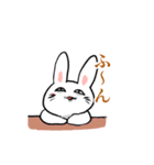 うさぎ顔芸スタンプ（個別スタンプ：15）