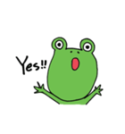 ちょっと たよれる かえるさん（個別スタンプ：1）