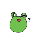 ちょっと たよれる かえるさん（個別スタンプ：4）