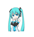 はつねネガメの初音ミクさんスタンプ第2段（個別スタンプ：2）