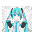 はつねネガメの初音ミクさんスタンプ第2段（個別スタンプ：3）