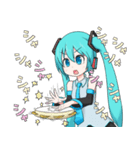 はつねネガメの初音ミクさんスタンプ第2段（個別スタンプ：15）