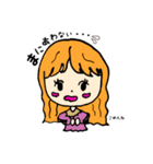 女の子の1日6v6（個別スタンプ：9）