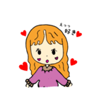 女の子の1日6v6（個別スタンプ：10）