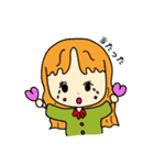 女の子の1日6v6（個別スタンプ：12）