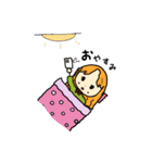 女の子の1日6v6（個別スタンプ：13）
