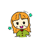女の子の1日6v6（個別スタンプ：15）
