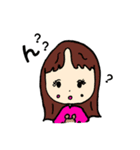 女の子の1日6v6（個別スタンプ：18）