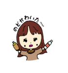 女の子の1日6v6（個別スタンプ：21）