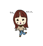 女の子の1日6v6（個別スタンプ：22）