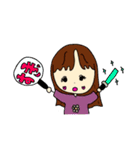 女の子の1日6v6（個別スタンプ：24）