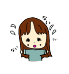 女の子の1日6v6（個別スタンプ：25）