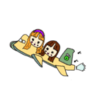 女の子の1日6v6（個別スタンプ：28）