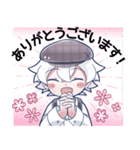 ベレー帽の男の子スタンプ（個別スタンプ：10）