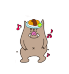 かつめしだいすき うり坊くん（個別スタンプ：3）