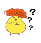 もじゃっとヒヨコ（個別スタンプ：16）