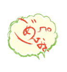 ふきだし〜DE〜ひらがな（個別スタンプ：3）