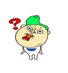 毎日使える 青虫君と男の子（個別スタンプ：28）