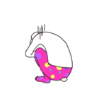 少し奇妙なウサギ（個別スタンプ：4）
