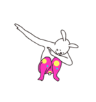 少し奇妙なウサギ（個別スタンプ：17）