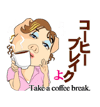 天晴れ！ブタさん系オフィス嬢たちのヤバ顔（個別スタンプ：32）