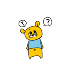 黄色くて丸いにゅーにゅ（個別スタンプ：24）