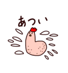 走るニワトリ。（個別スタンプ：1）