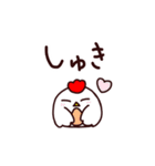 走るニワトリ。（個別スタンプ：7）