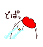 走るニワトリ。（個別スタンプ：25）