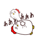 走るニワトリ。（個別スタンプ：40）