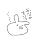 ぶきようなうさぎ（個別スタンプ：3）