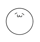丸顔ってつらいわぁ…（個別スタンプ：2）