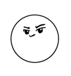 丸顔ってつらいわぁ…（個別スタンプ：13）