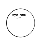 丸顔ってつらいわぁ…（個別スタンプ：19）