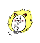 ぶさかわライオンの日常（個別スタンプ：4）