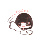 ふわふわかわいい女の子たち（個別スタンプ：4）