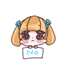 ふわふわかわいい女の子たち（個別スタンプ：8）