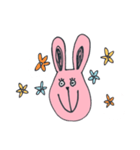 ちょっと おばかな うさぎさん（個別スタンプ：5）