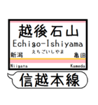 信越本線 駅名 シンプル＆気軽＆いつでも（個別スタンプ：2）